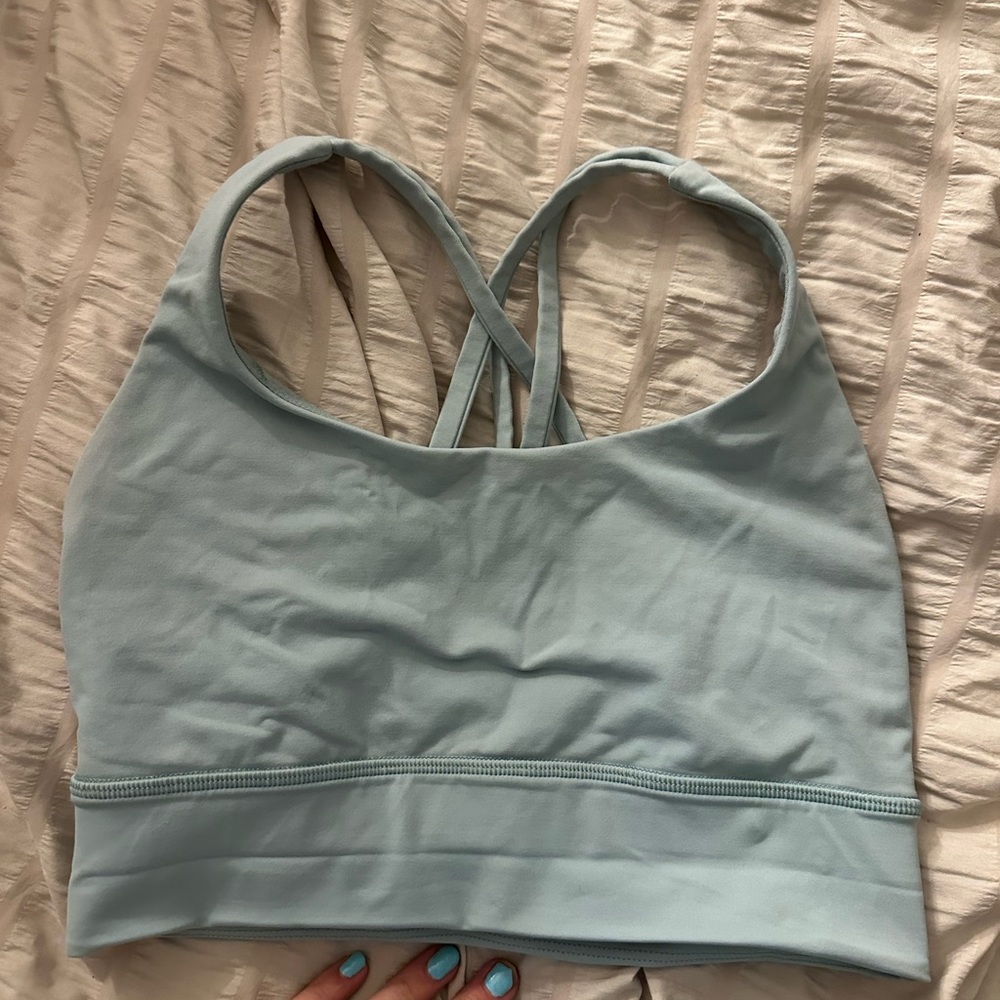 Lululemon Blue Align Stappy long long sports bra